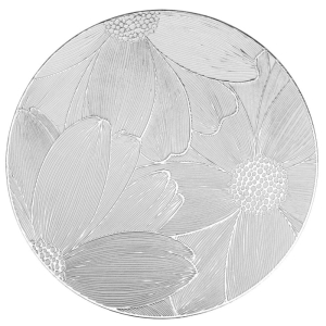 Mata dekoracyjna GLOSSY wzór 11 srebrna RAVI